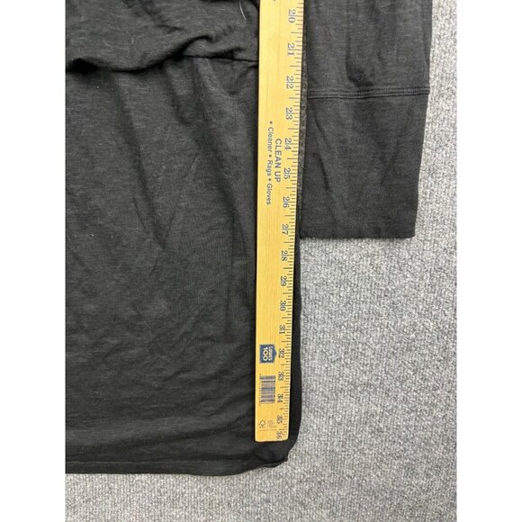 Toad & Co Dress Women's X-Large Black Long Sleeve Double V Neck Straight Stretch - Picture 6 of 8